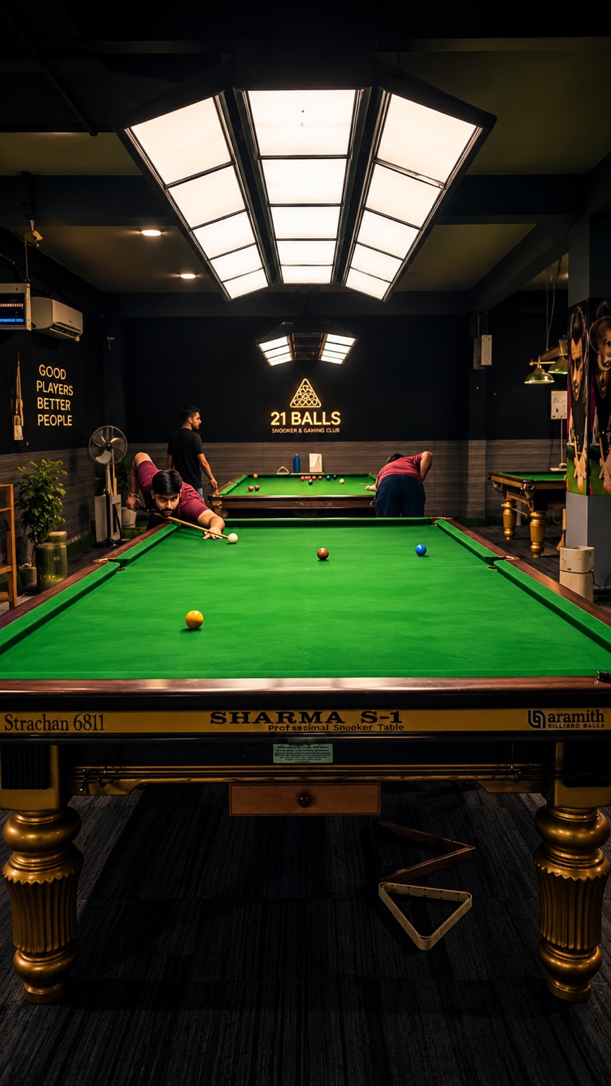 Professional snooker table at 21 Balls in Meerut